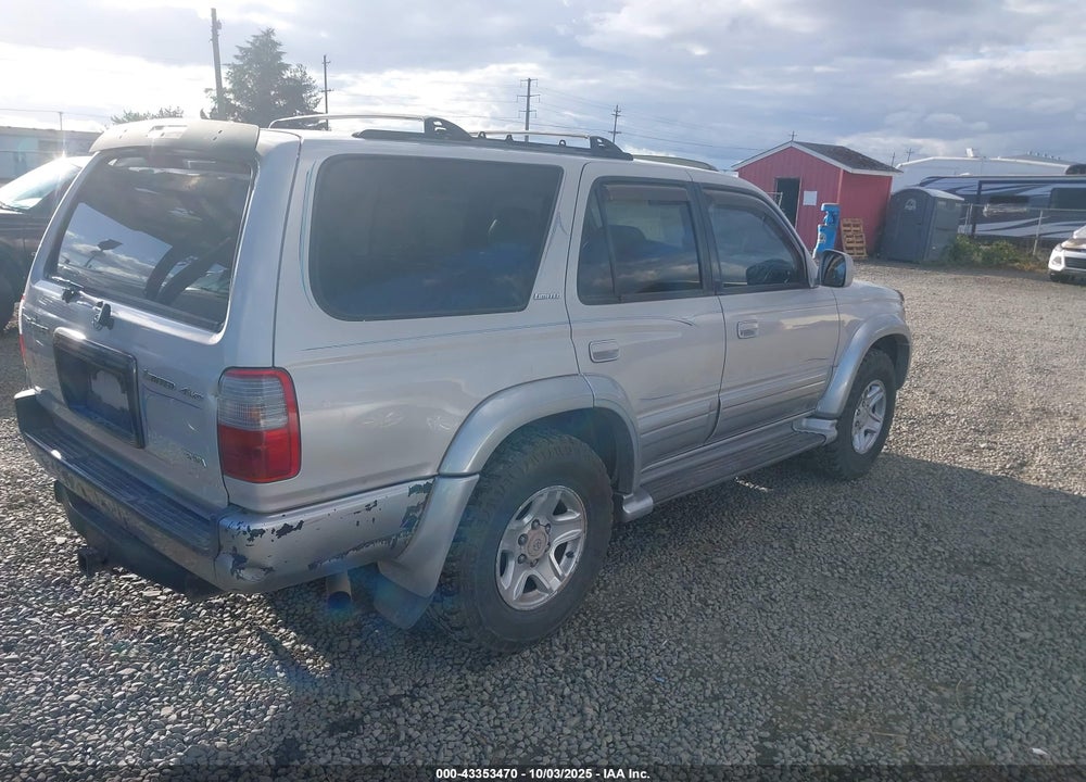 2000 TOYOTA 4RUNNER LIMITED V6 VIN: JT3HN87R0Y0289985