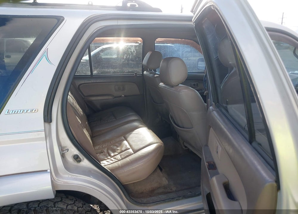 2000 TOYOTA 4RUNNER LIMITED V6 VIN: JT3HN87R0Y0289985