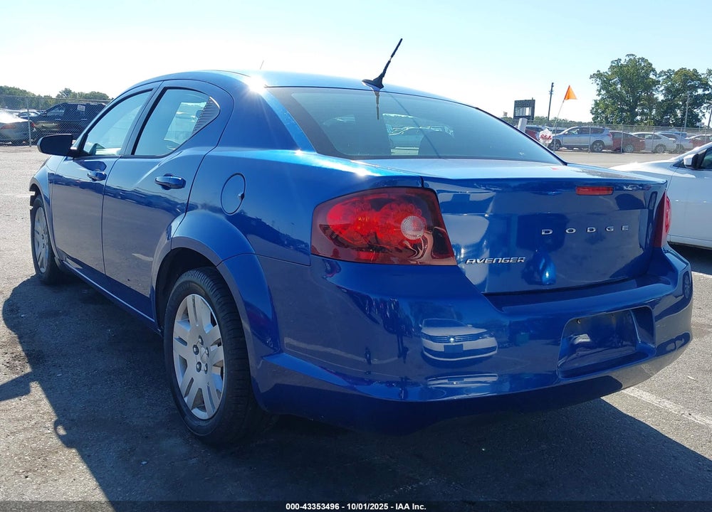 2014 DODGE AVENGER VIN: 1C3CDZABXEN189700
