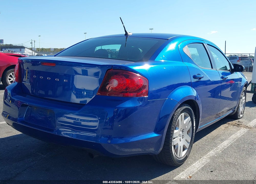 2014 DODGE AVENGER VIN: 1C3CDZABXEN189700