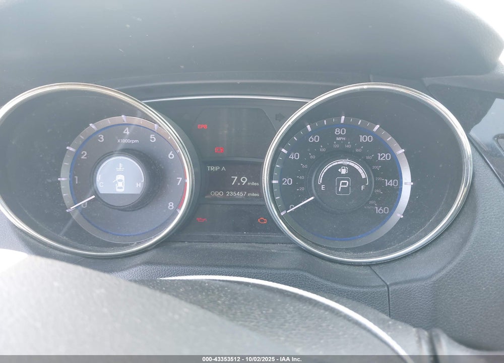 2011 HYUNDAI SONATA VIN: 5NPEC4AC5BH155341