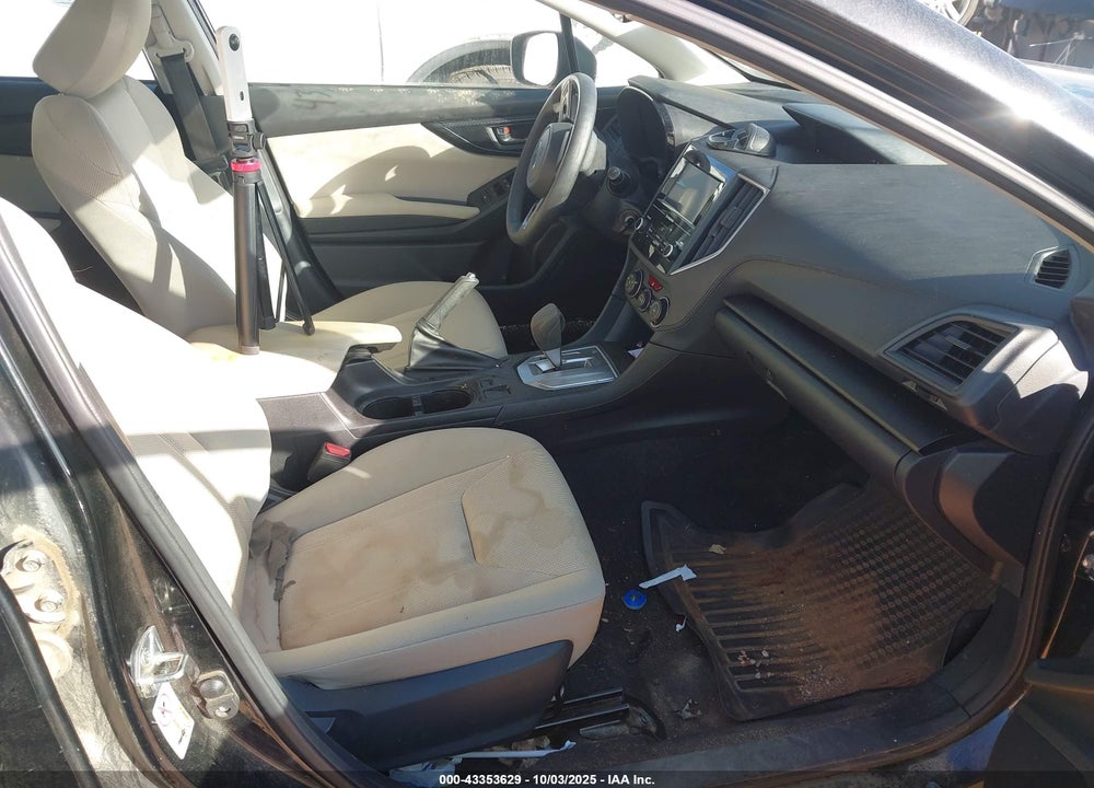 2019 SUBARU IMPREZA VIN: 4S3GKAA66K3614845