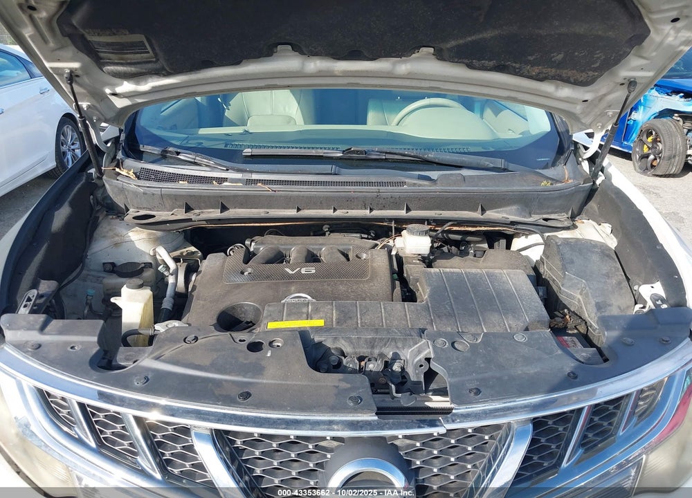 2011 NISSAN MURANO VIN: JN8AZ1MW8BW155611