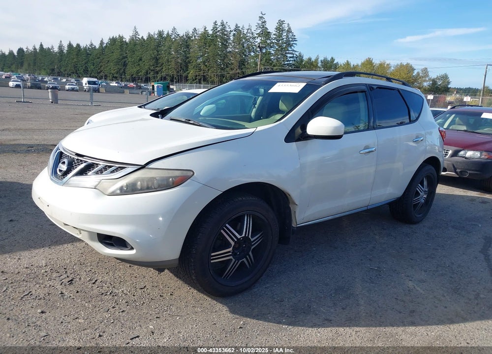 2011 NISSAN MURANO VIN: JN8AZ1MW8BW155611