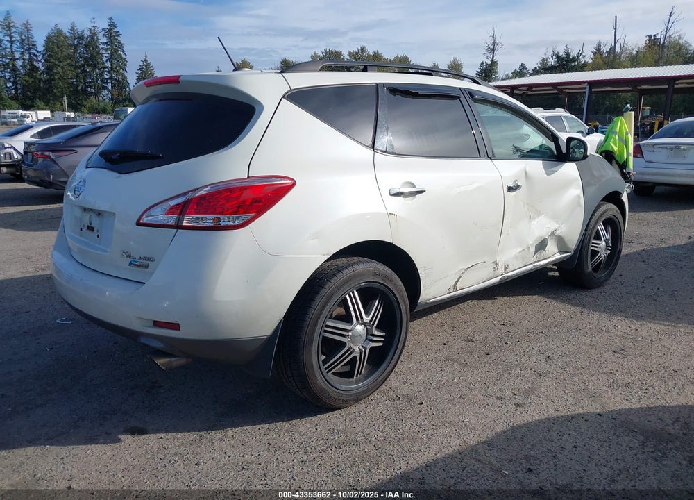 2011 NISSAN MURANO VIN: JN8AZ1MW8BW155611