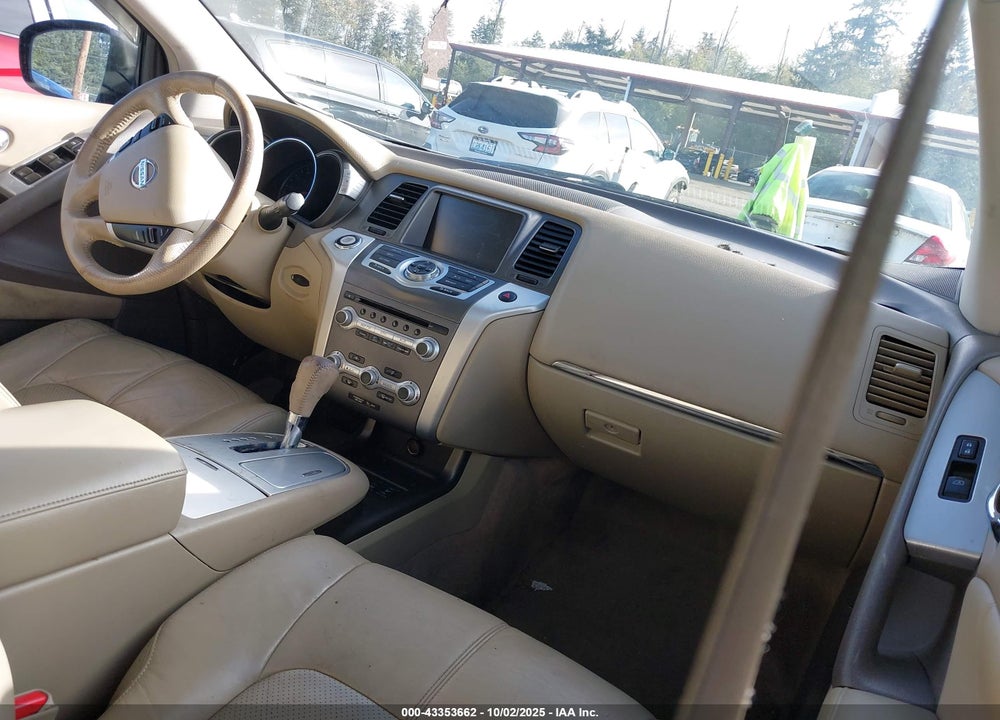 2011 NISSAN MURANO VIN: JN8AZ1MW8BW155611
