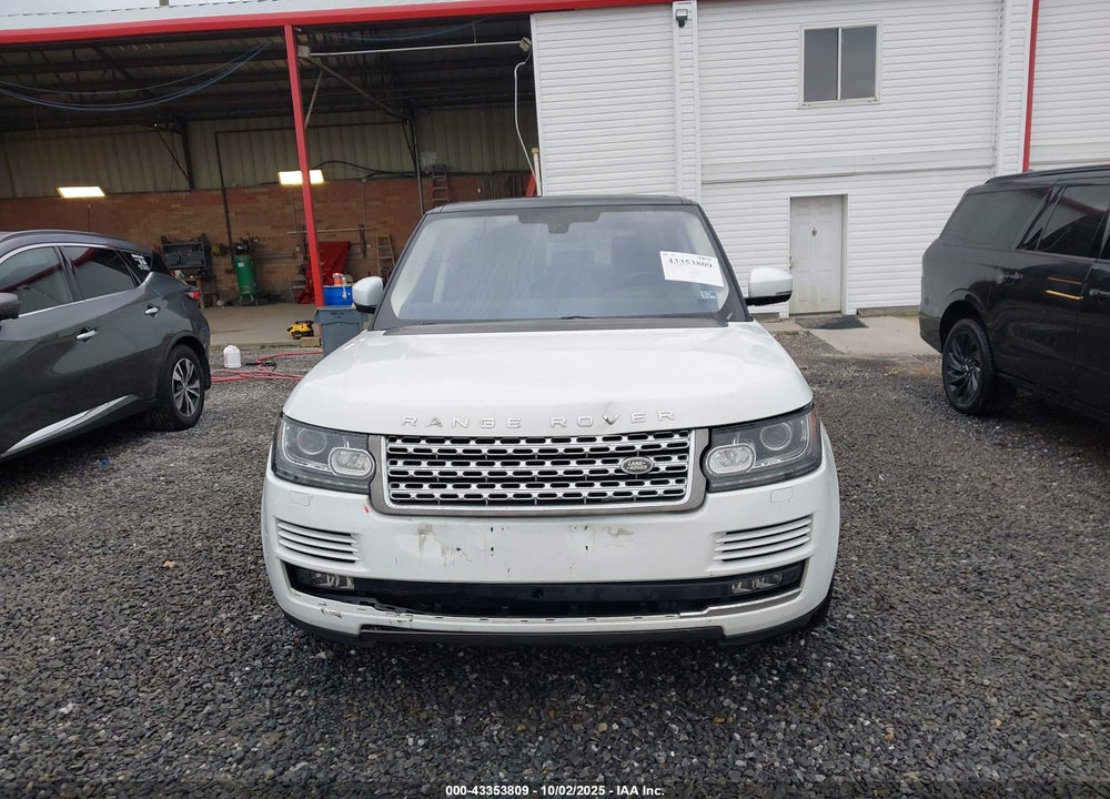 2016 LAND ROVER RANGE ROVER VIN: SALGS2EFXGA276636