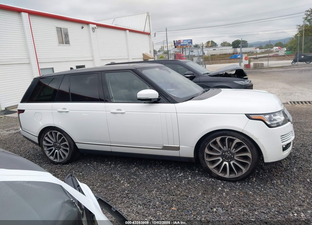 2016 LAND ROVER RANGE ROVER VIN: SALGS2EFXGA276636