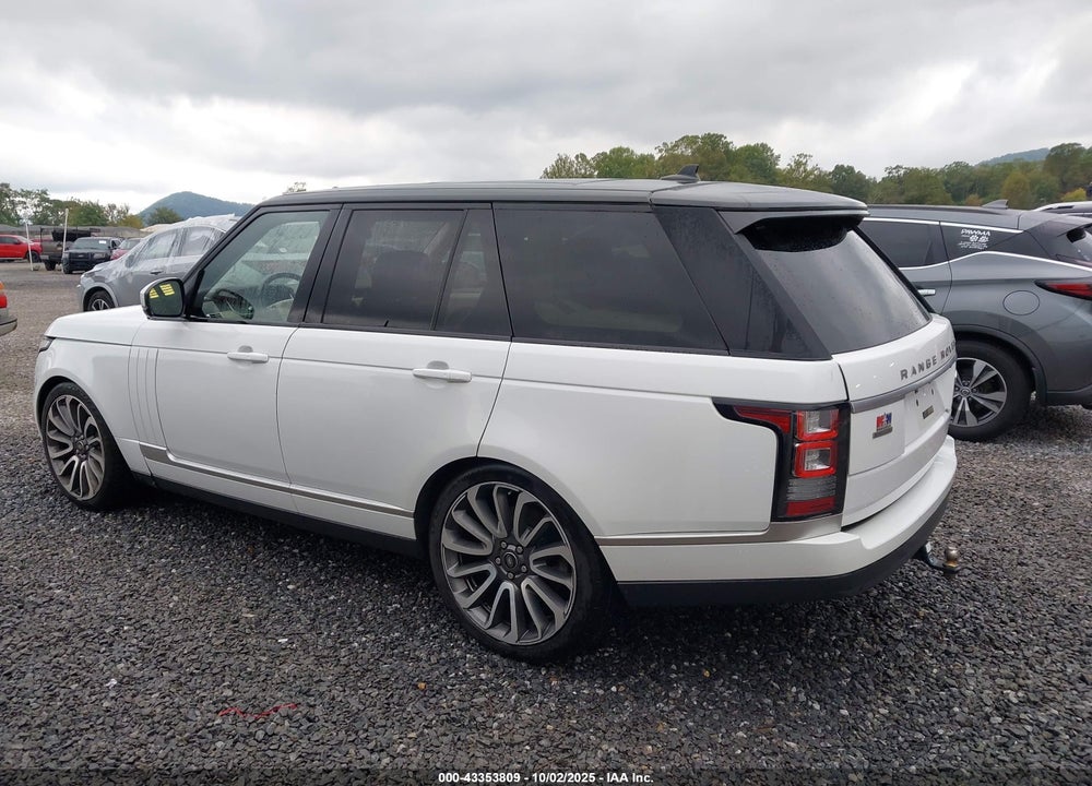 2016 LAND ROVER RANGE ROVER VIN: SALGS2EFXGA276636