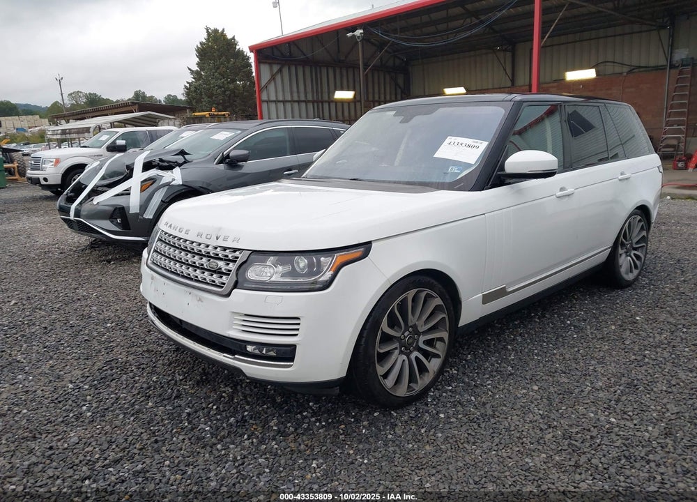 2016 LAND ROVER RANGE ROVER VIN: SALGS2EFXGA276636