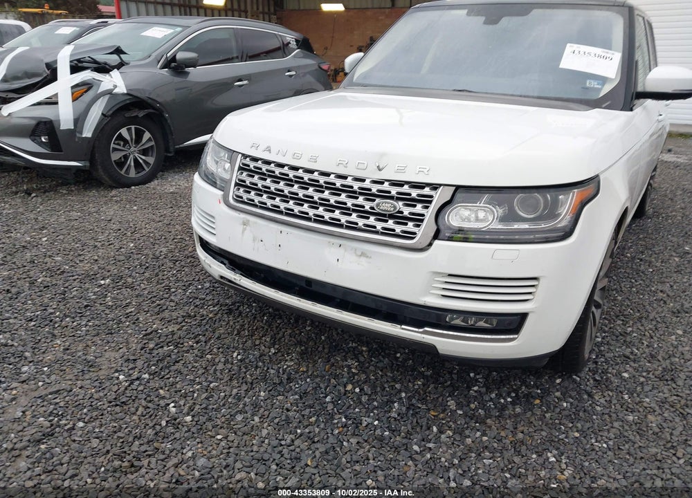 2016 LAND ROVER RANGE ROVER VIN: SALGS2EFXGA276636