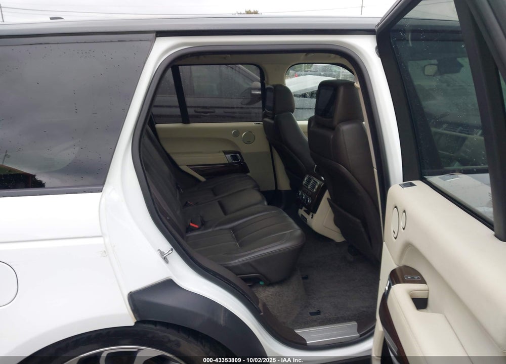 2016 LAND ROVER RANGE ROVER VIN: SALGS2EFXGA276636