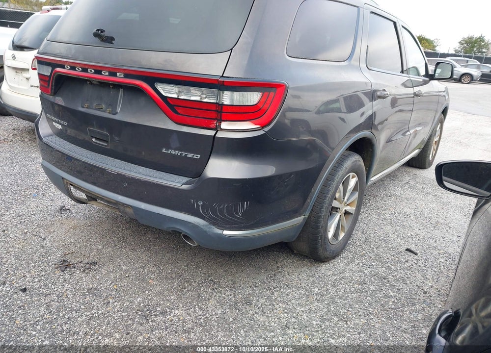 2015 DODGE DURANGO LIMITED VIN: 1C4RDHDG0FC850025