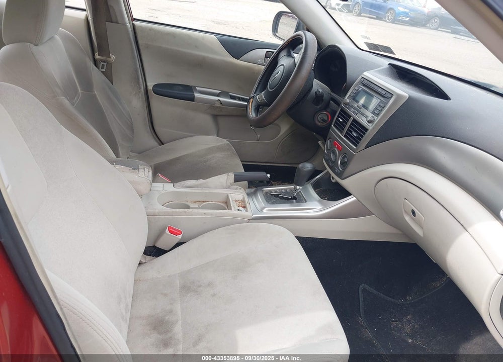 2009 SUBARU IMPREZA VIN: JF1GE61649H505243