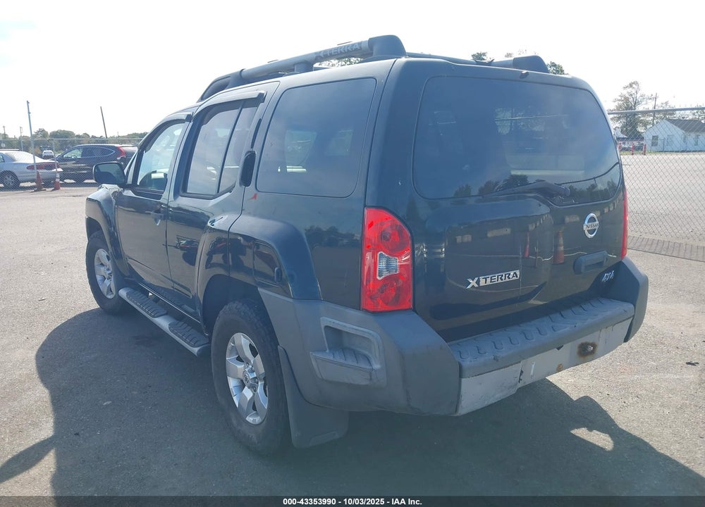 2009 NISSAN XTERRA S VIN: 5N1AN08W59C512746