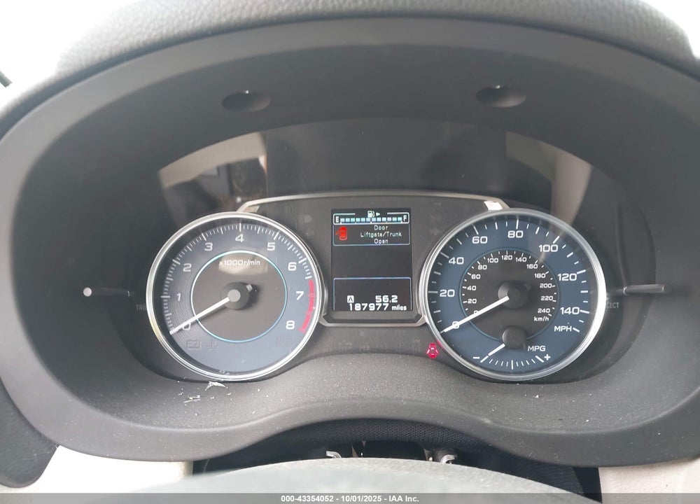 2016 SUBARU IMPREZA VIN: JF1GPAY67GH286018