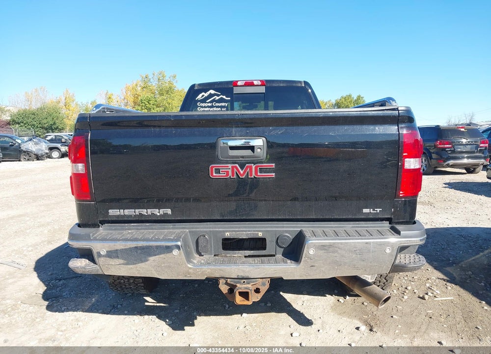 2015 GMC SIERRA 2500HD SLT VIN: 1GT22ZEG8FZ530590