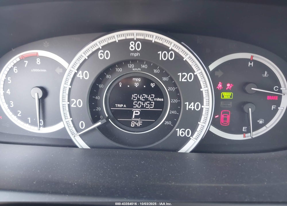 2014 HONDA ACCORD LX VIN: 1HGCR2F30EA035155