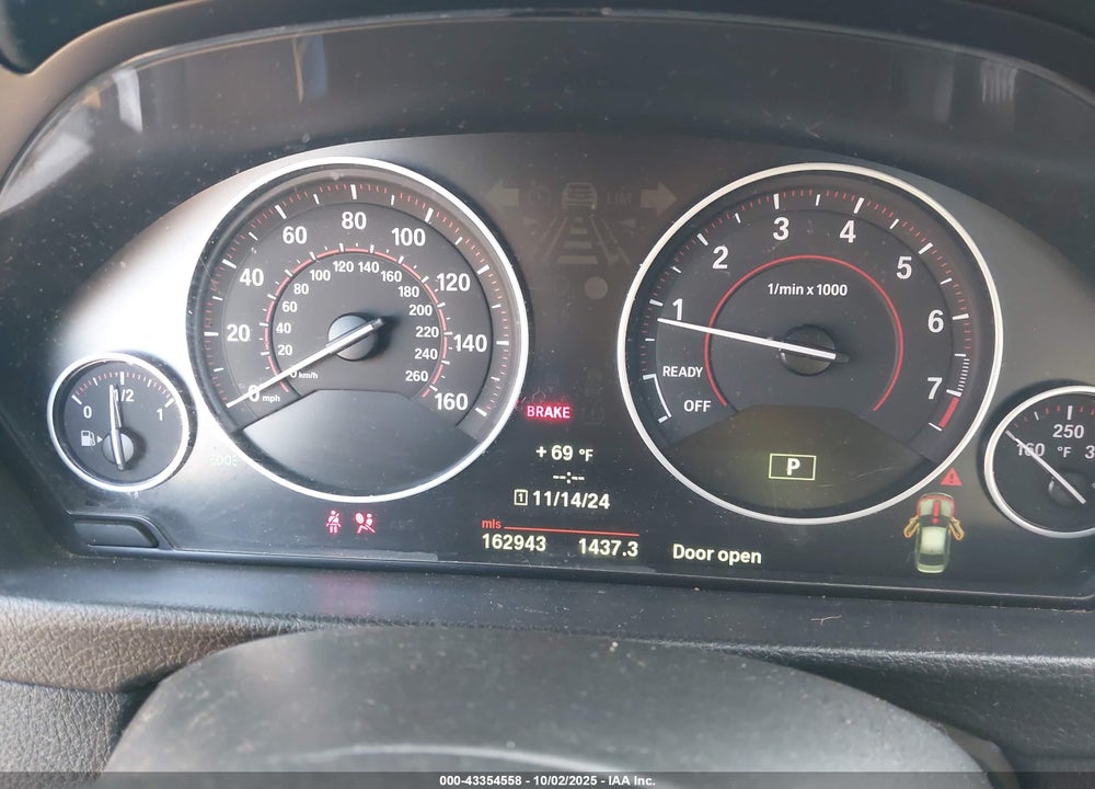2012 BMW 3 SERIES VIN: WBA3A5C57CF343241