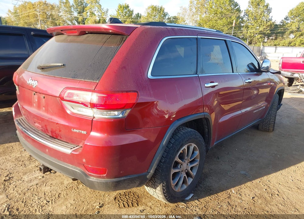 2014 JEEP GRAND CHEROKEE LIMITED VIN: 1C4RJFBG8EC258158