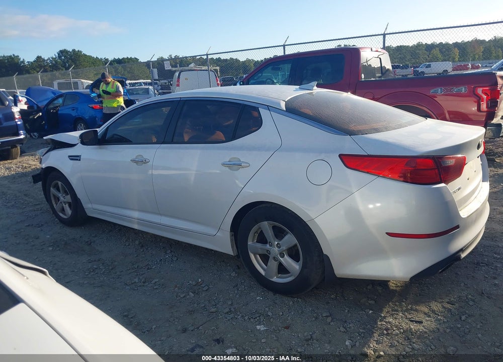 2014 KIA OPTIMA LX VIN: KNAGM4A73E5455423