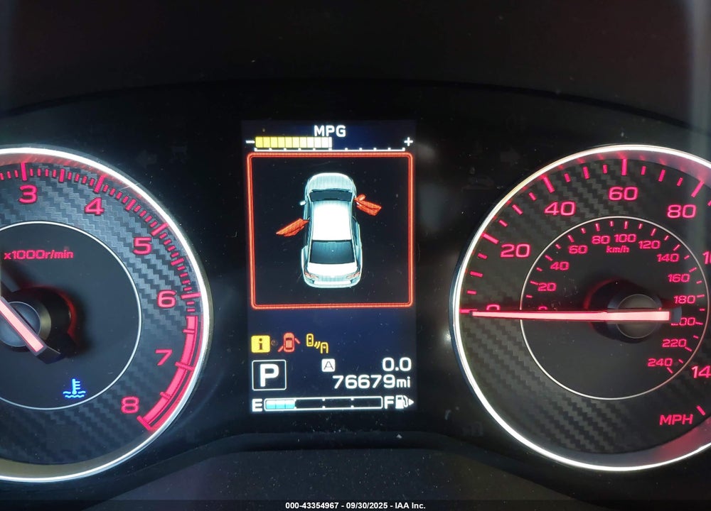 2017 SUBARU IMPREZA VIN: 4S3GTAM6XH3717400