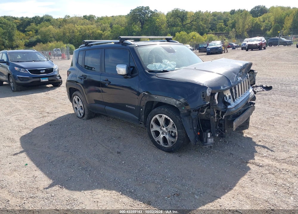 2017 JEEP RENEGADE LIMITED FWD VIN: ZACCJADB6HPF51728