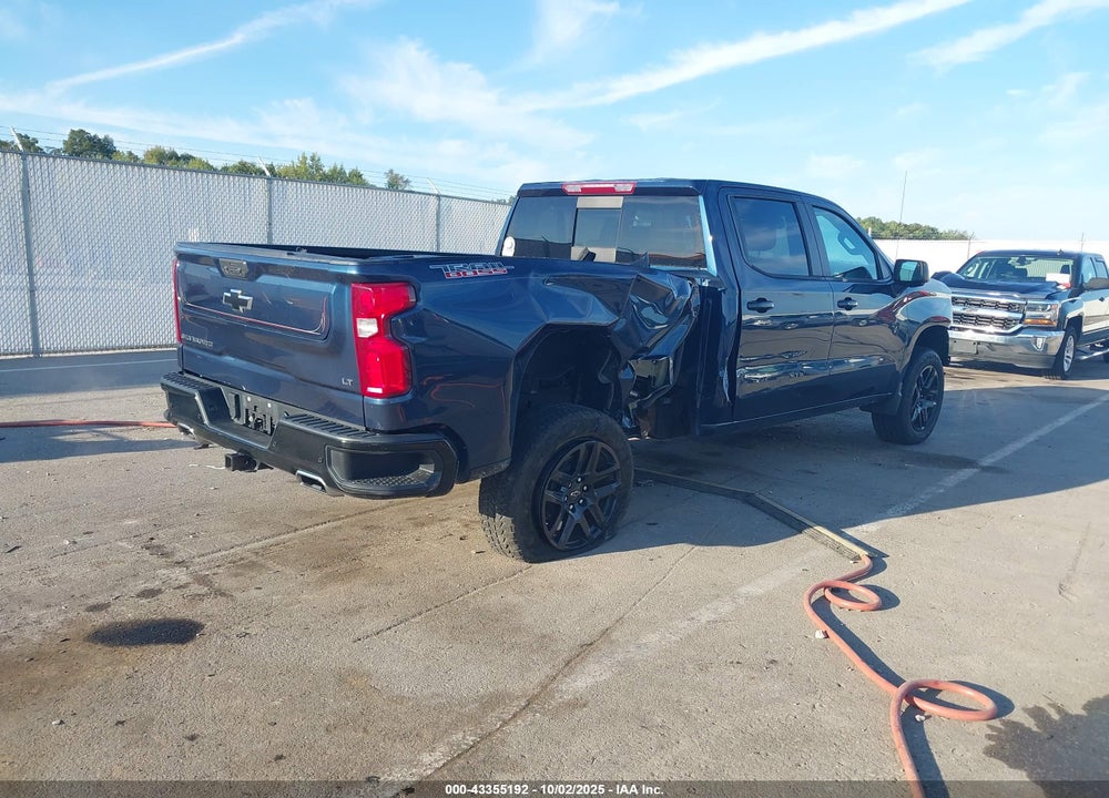 2022 CHEVROLET SILVERADO 1500 4WD STANDARD BED LT TRAIL BOSS VIN: 3GCUDFEL0NG597732