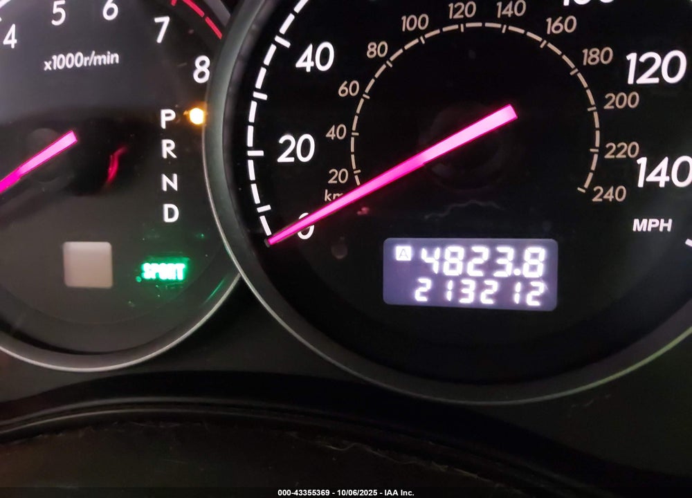 2006 SUBARU LEGACY 2.5I LIMITED VIN: 4S3BL626067215494