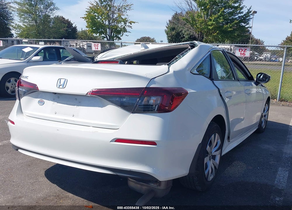 2025 HONDA CIVIC LX VIN: 2HGFE2F22SH517378