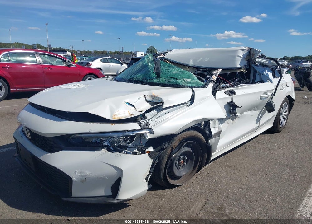 2025 HONDA CIVIC LX VIN: 2HGFE2F22SH517378