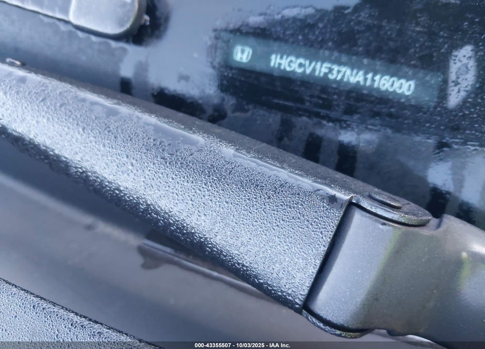 2022 HONDA ACCORD SPORT VIN: 1HGCV1F37NA116000