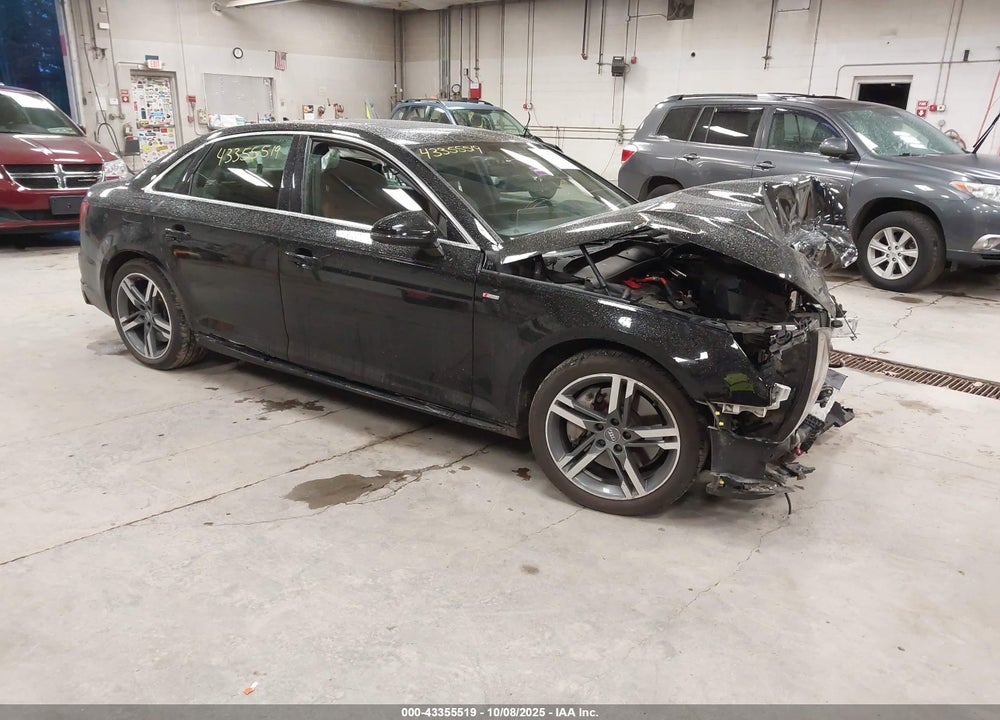 2018 AUDI A4 2.0T PREMIUM VIN: WAUFNAF44JA061050