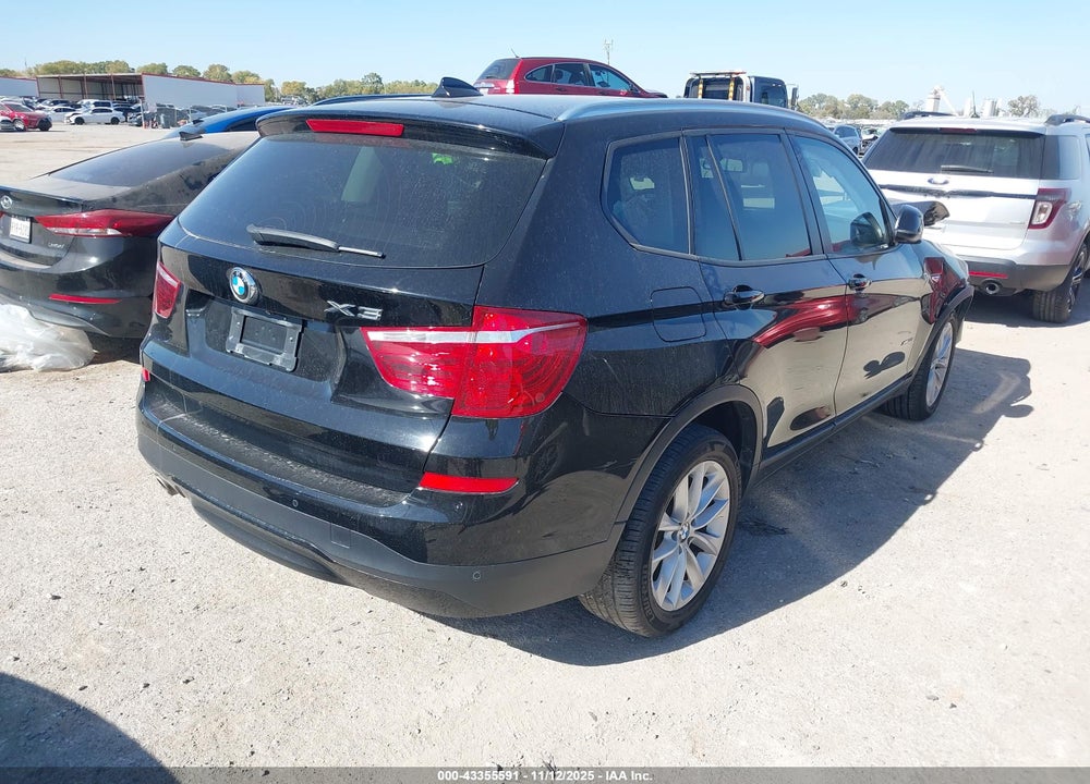 2015 BMW X3 XDRIVE28I VIN: 5UXWX9C52F0D51827