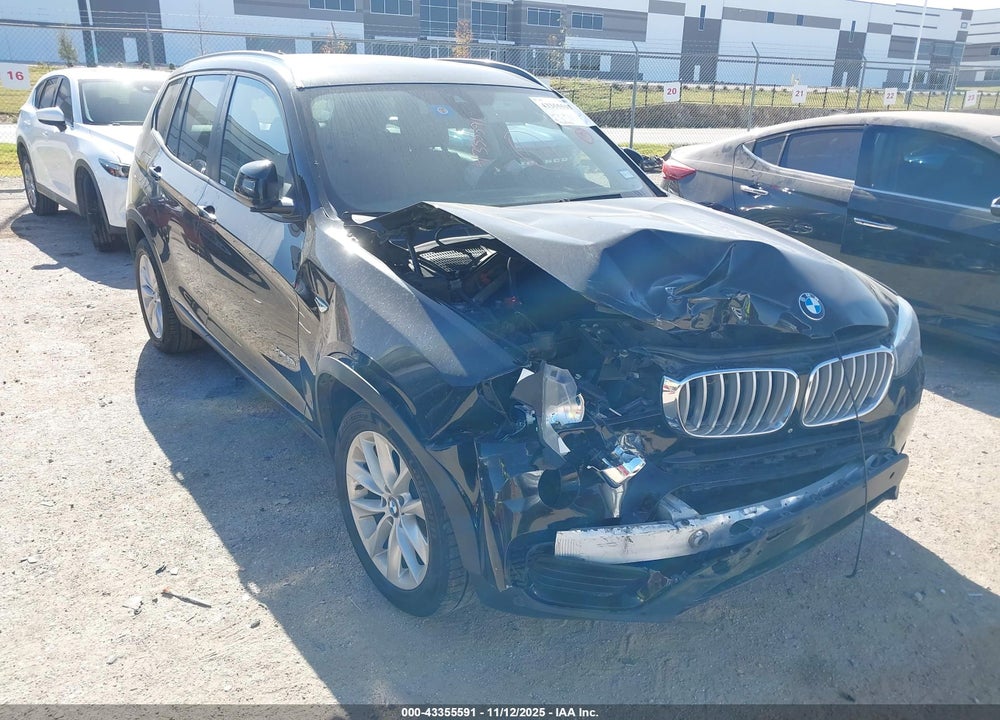 2015 BMW X3 XDRIVE28I VIN: 5UXWX9C52F0D51827