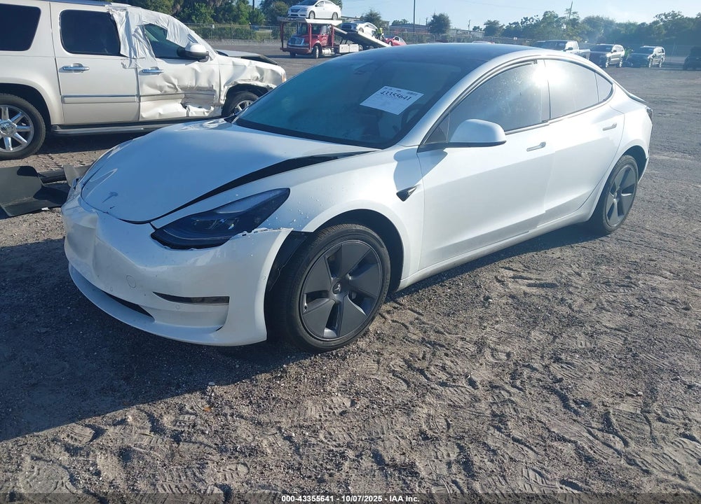 2022 TESLA MODEL 3 VIN: 5YJ3E1EA3NF329452