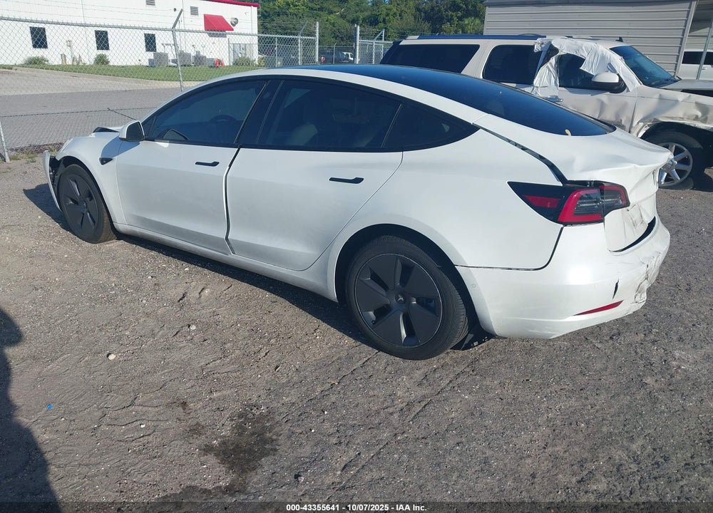 2022 TESLA MODEL 3 VIN: 5YJ3E1EA3NF329452