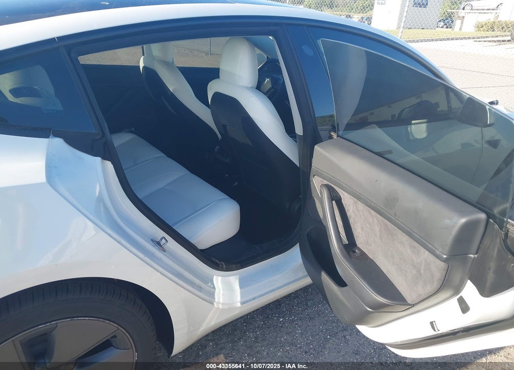 2022 TESLA MODEL 3 VIN: 5YJ3E1EA3NF329452