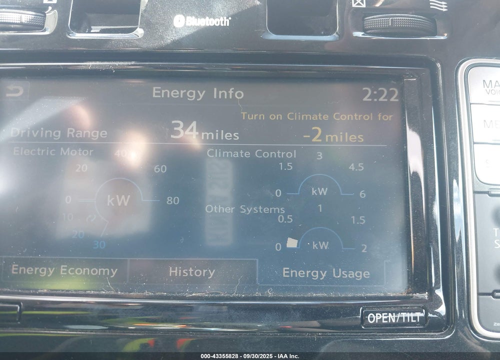 2016 NISSAN LEAF VIN: 1N4BZ0CP1GC302967