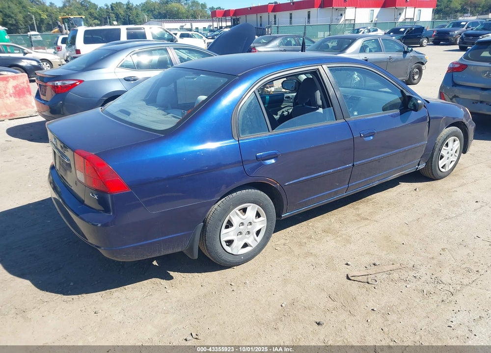 2003 HONDA CIVIC LX VIN: 2HGES16523H538323