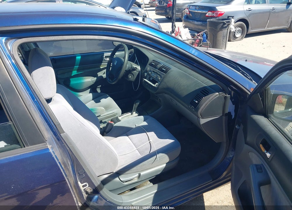 2003 HONDA CIVIC LX VIN: 2HGES16523H538323