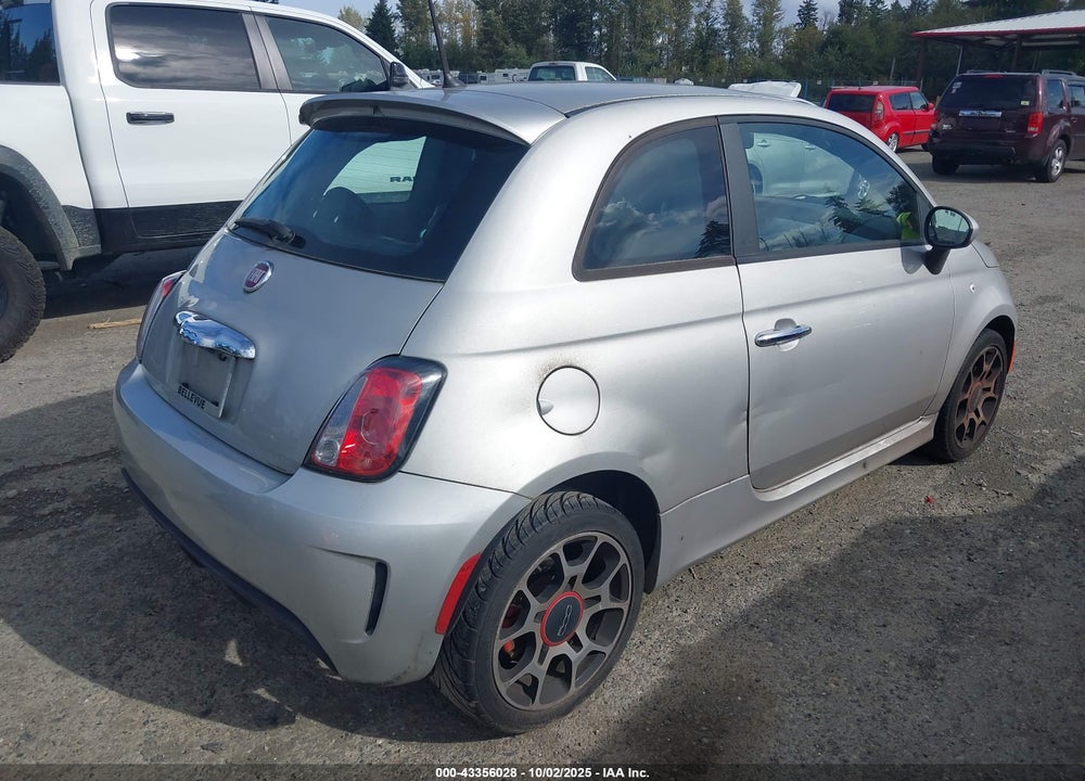 2013 FIAT 500 TURBO VIN: 3C3CFFHH0DT673179