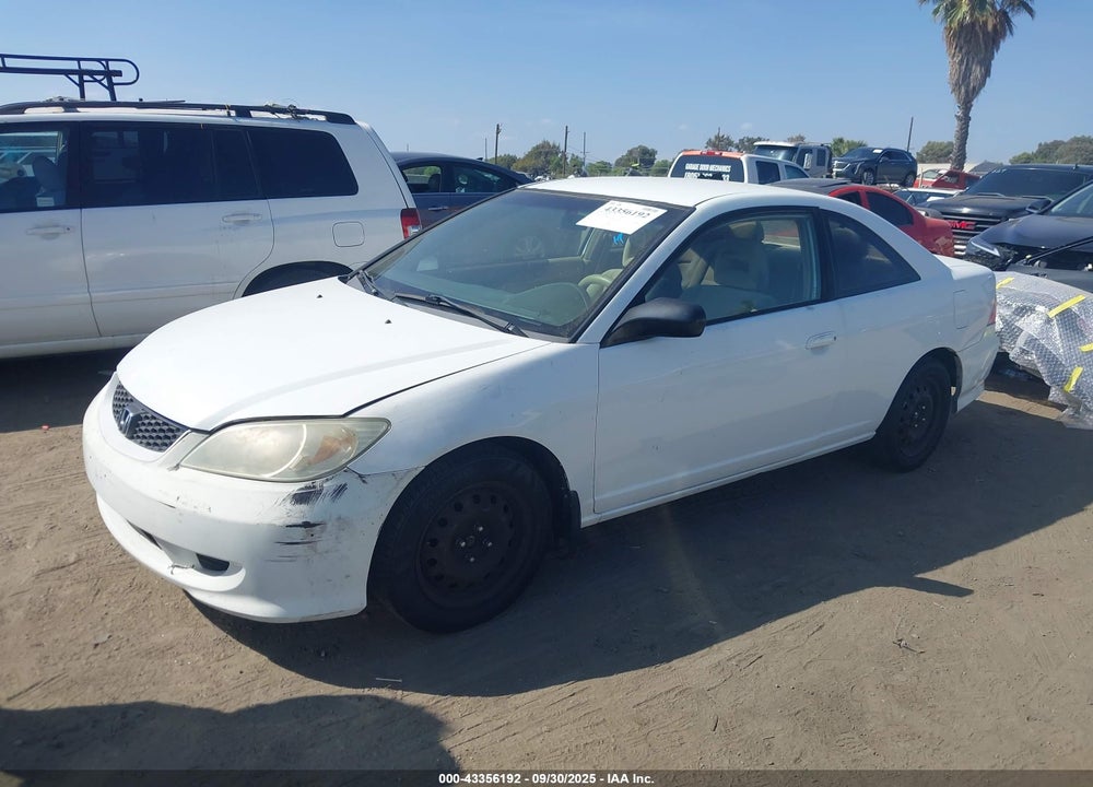 2005 HONDA CIVIC LX VIN: 1HGEM22555L039804