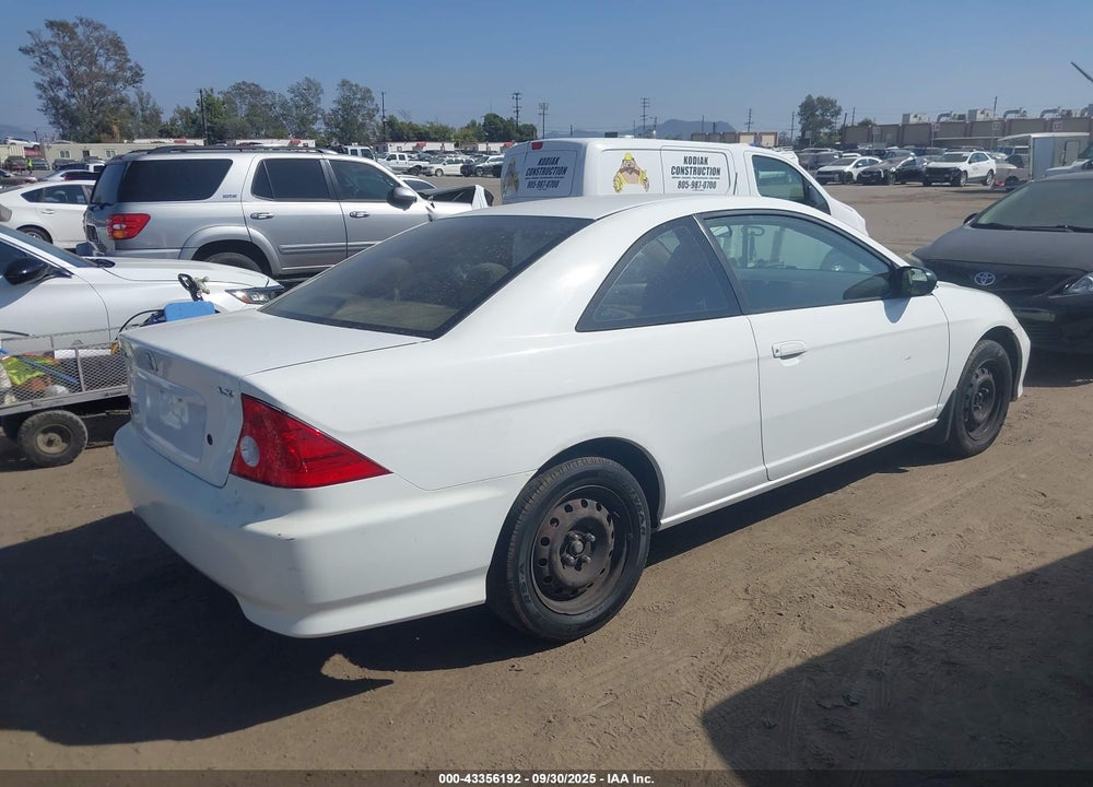 2005 HONDA CIVIC LX VIN: 1HGEM22555L039804