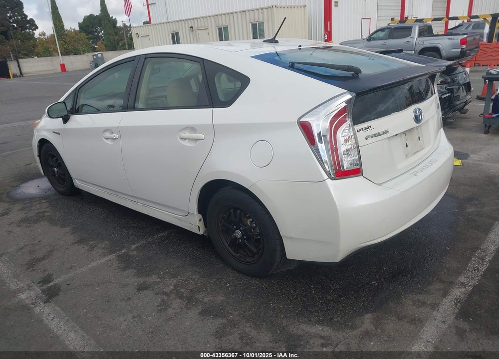 2013 TOYOTA PRIUS VIN: JTDKN3DU5D1709502
