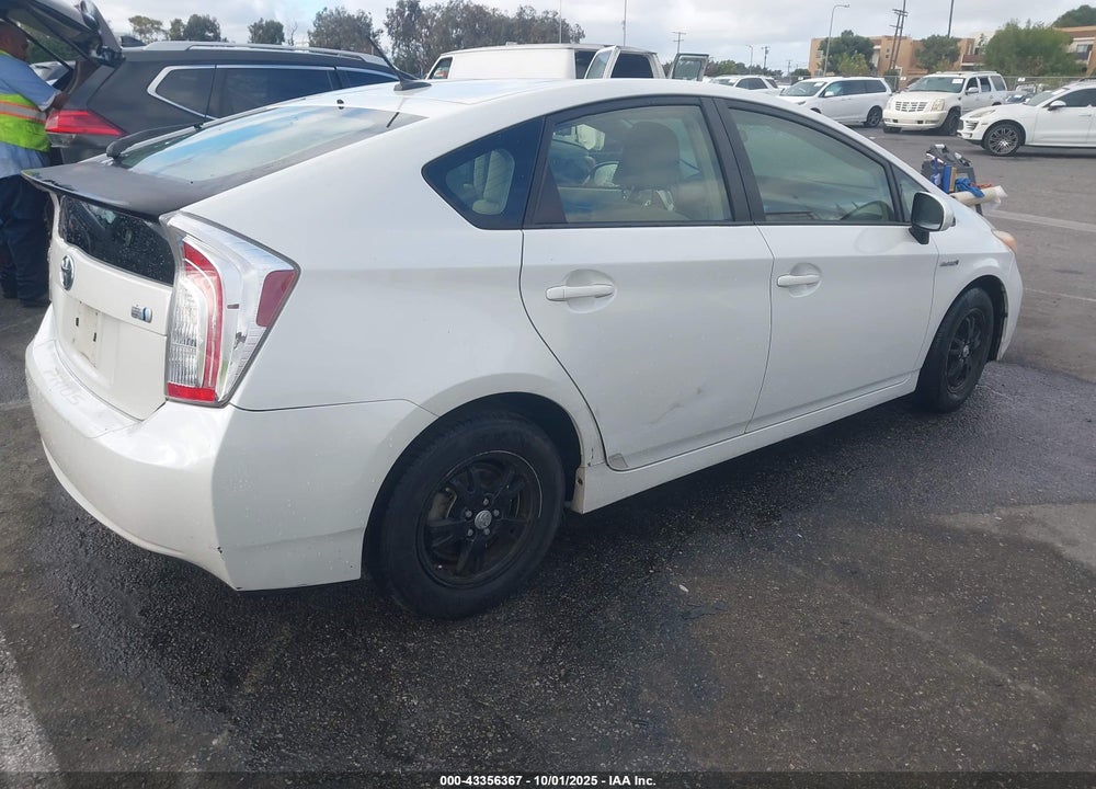 2013 TOYOTA PRIUS VIN: JTDKN3DU5D1709502