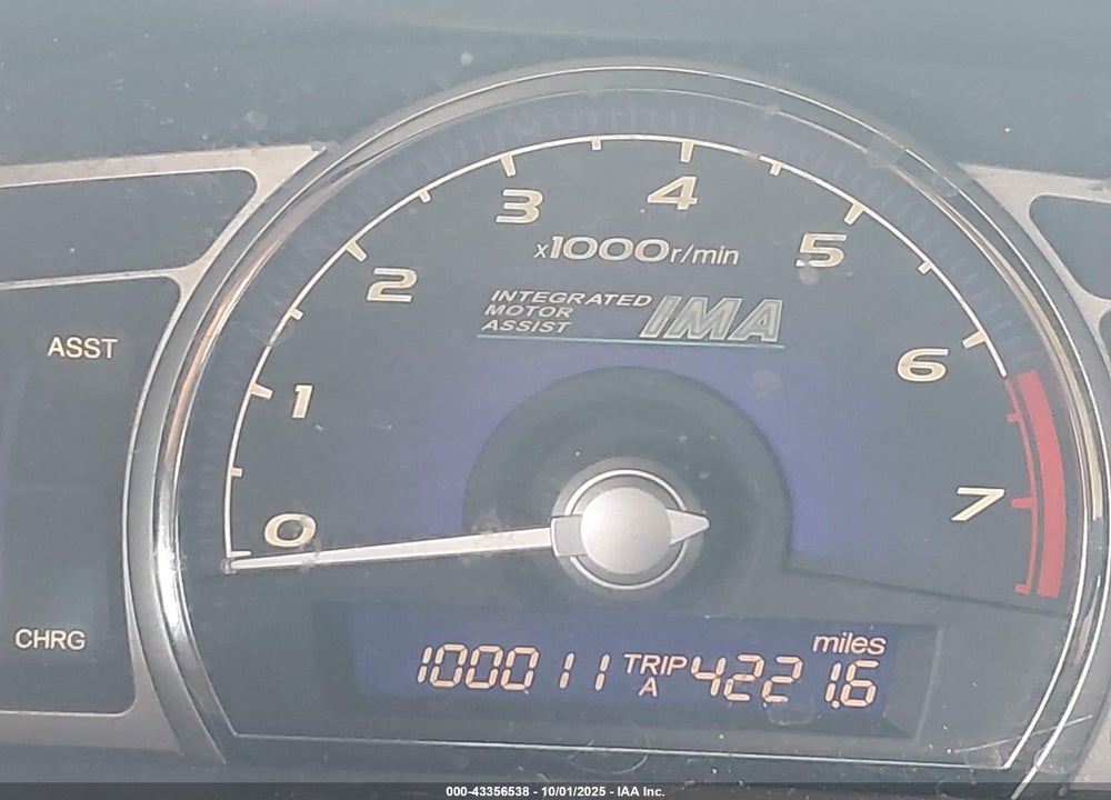 2009 HONDA CIVIC HYBRID VIN: JHMFA36259S001274