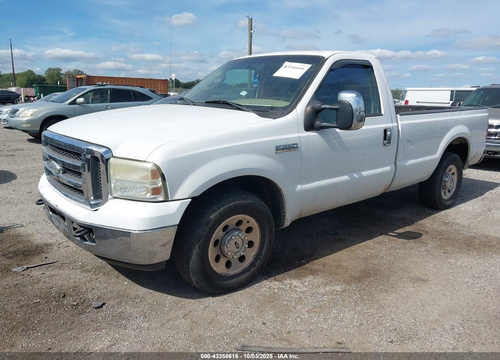 2005 FORD F-250 XL/XLT VIN: 1FTNF20515EB82555