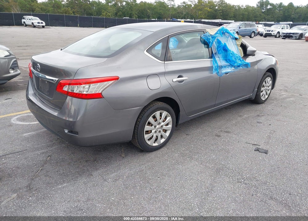 2015 NISSAN SENTRA S VIN: 3N1AB7AP6FY274856