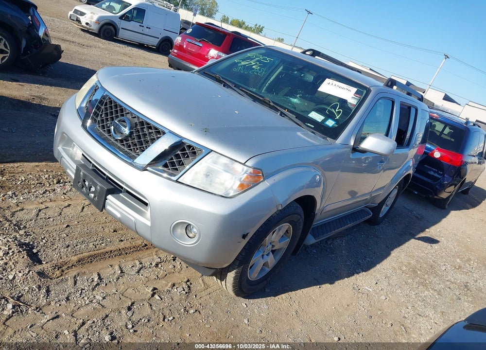 2011 NISSAN PATHFINDER VIN: 5N1AR1NB2BC616869